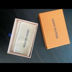 Louis Vutton Wallet Box and Dust Cover